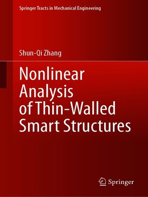 cover image of Nonlinear Analysis of Thin-Walled Smart Structures